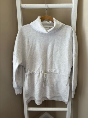 Varley Heathered Funnel Neck Pullover